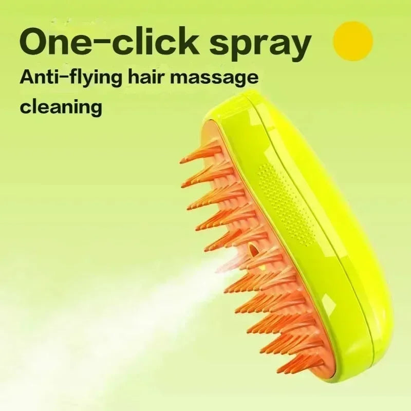 Electric Steamy Pet Brush