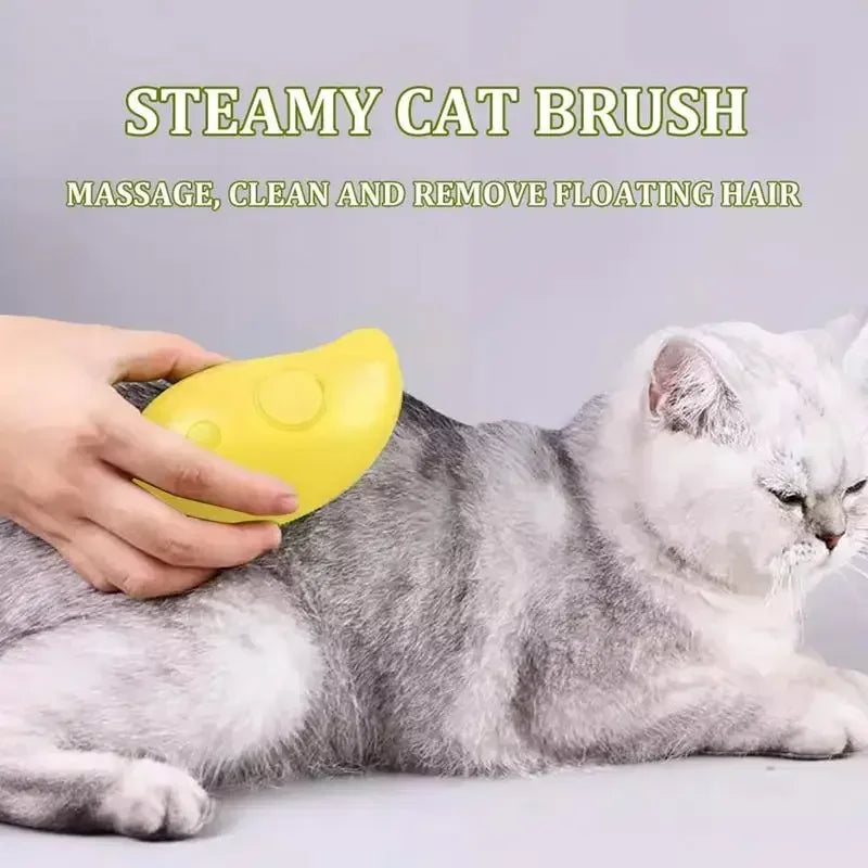 Electric Steamy Pet Brush
