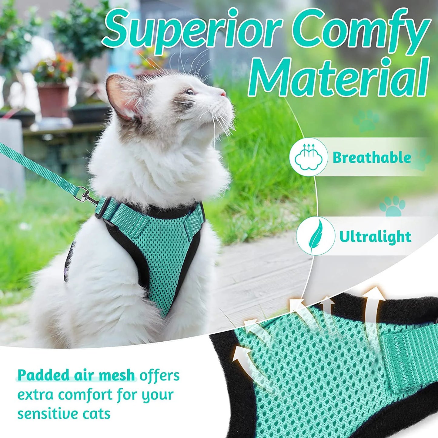 Cat Harness Set