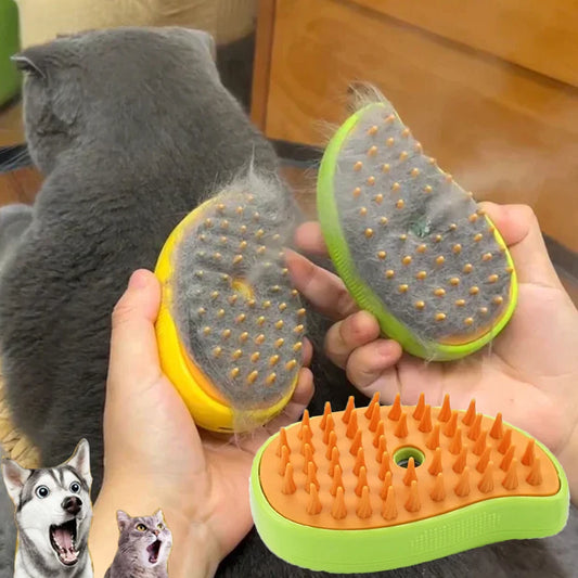 Electric Steamy Pet Brush